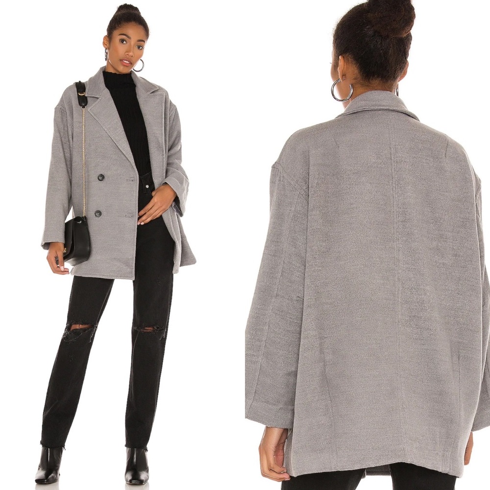New Free People Hannah Double Breasted Blazer Jacket - Picture 1 of 6